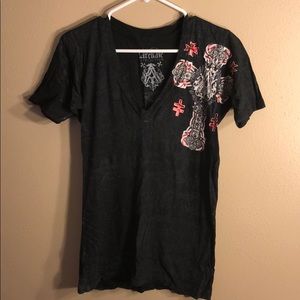 Affliction v neck